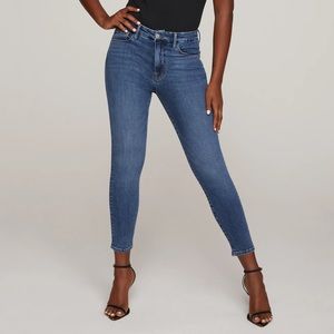 Good American Good Legs Crop color Blue615 size 6/28